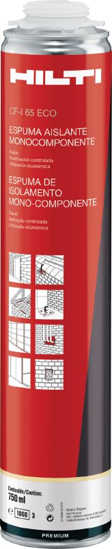 CF-I 65 ECO high-yield insulating foam Multi-purpose, high-yield insulation foam to increase productivity across a wide temperature range