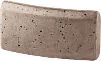 P-U abrasive diamond segment Standard diamond segment for coring in very abrasive concrete – for all tools