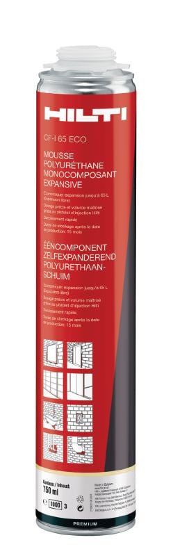 CF-I 65 ECO high-yield insulating foam Multi-purpose, high-yield insulation foam to increase productivity across a wide temperature range